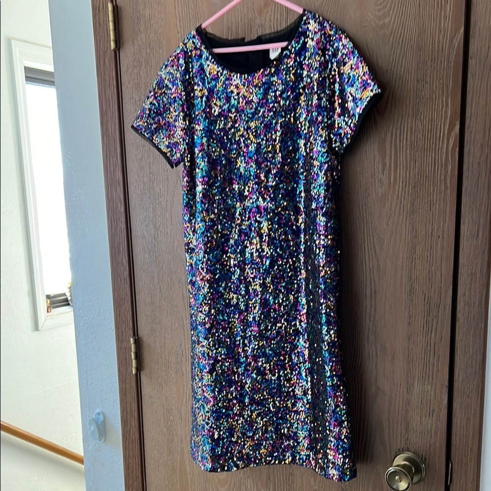 Colorful Sequin Dress